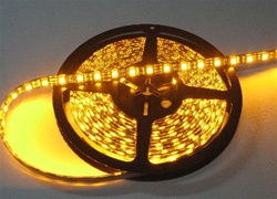 Amber 5050 LED Strip -12vdc LED Tape Lights - Low power consumption, infinite uses. import our LED Flex Strips LED Ribbon spools and LED Tape to ensure a