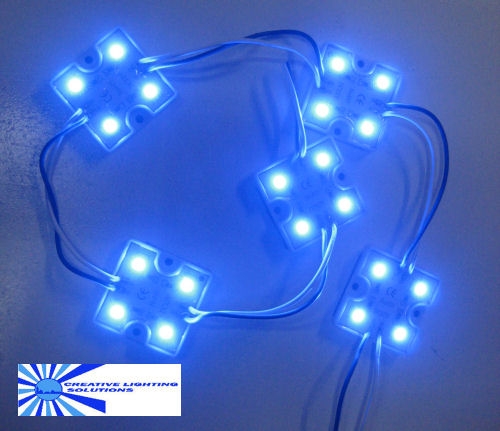 W026 2 SMD LED Module 5050 Blue Light ip65 Waterproof